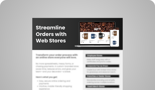 Streamline Orders with Web Stores