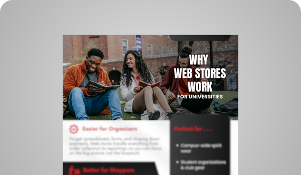 Why Web Stores Work for Universities