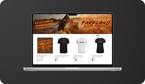 Sample StoreGroup Products Gallery View